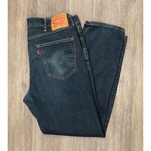 Levis 541 Jeans Mens (38x32 Tag) (36x30 Actual) Dark Wash Athletic Taper Fit